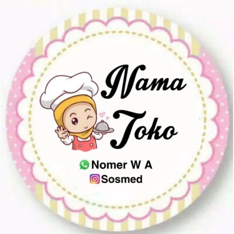 

STICKER MAKANAN STICKER SNACK KUE CEMILAN ROTI PASTRY DLL