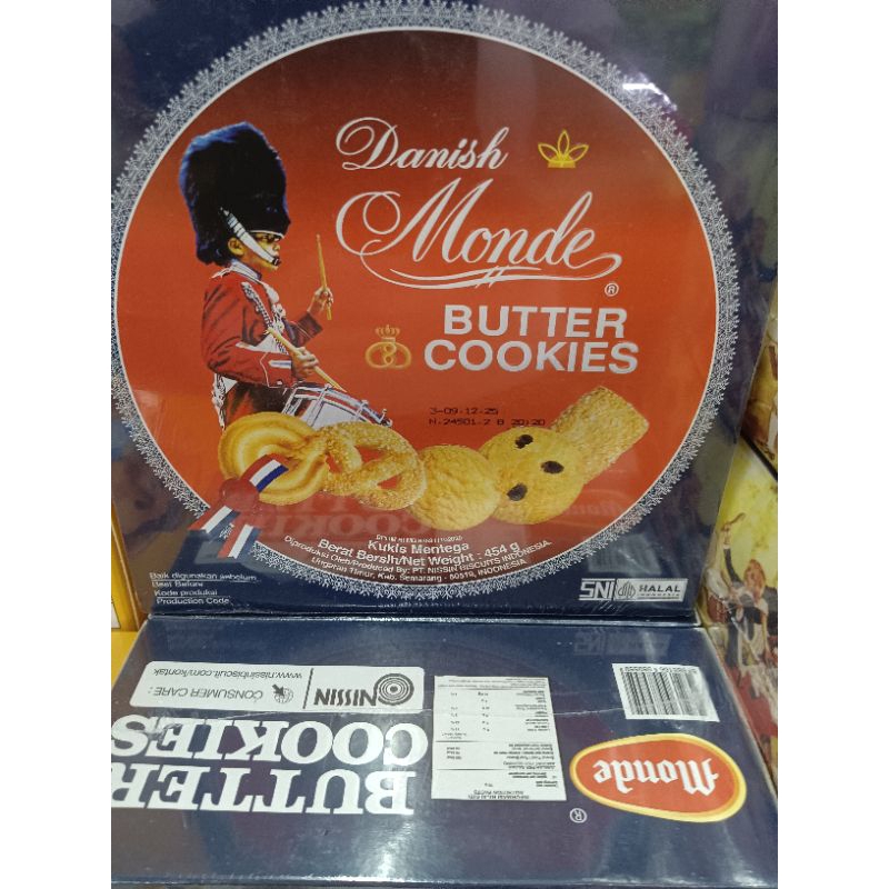 

monde butter cookies 454 gr