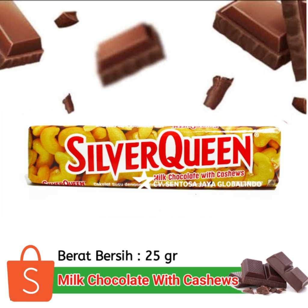 

SilverQuen Milk Chocolate | Cashew | Almond 25gr