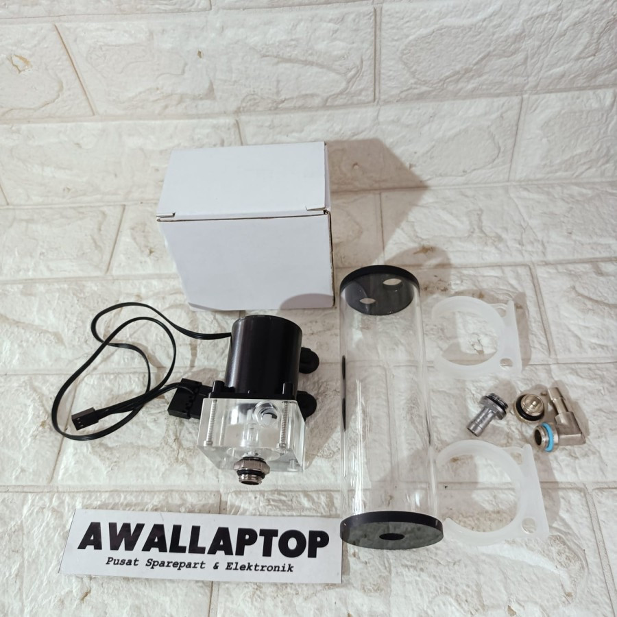 watercooling water cooling reservoir tabung pompa dc 12v PC radiator