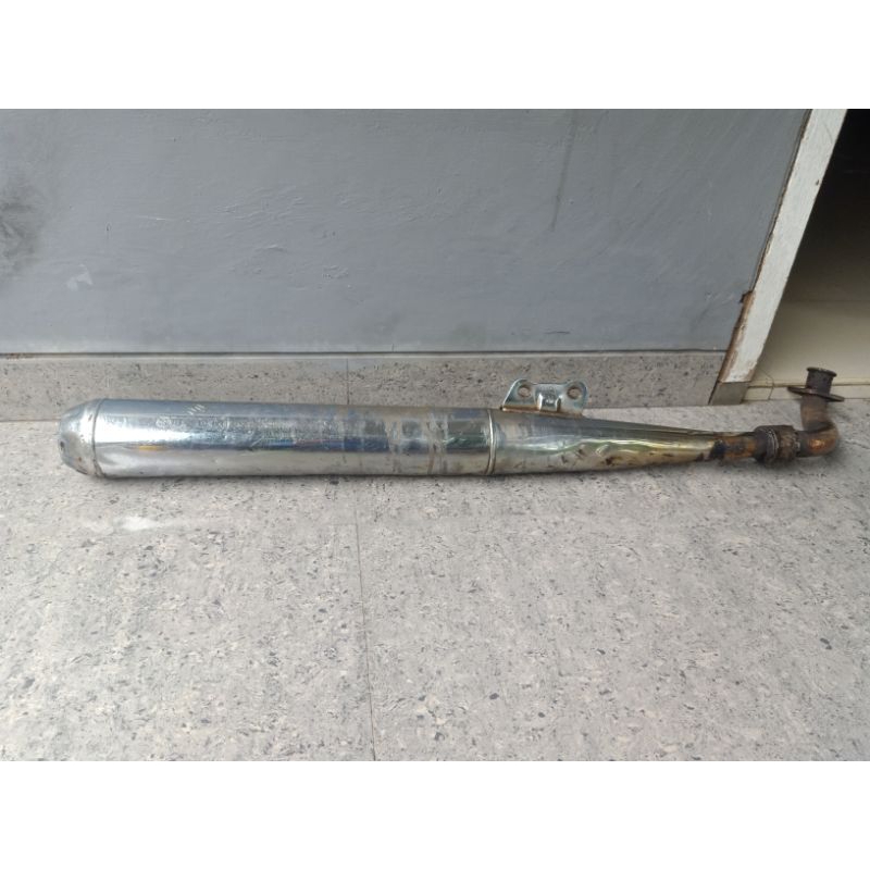 KNALPOT SUZUKI CRYSTAL ORIGINAL COPOTAN