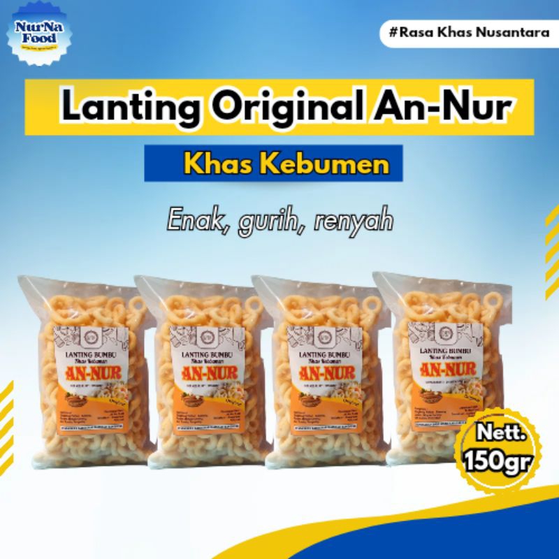 

Lanting Original Asli Kebumen Renyah Gurihh 150 gr