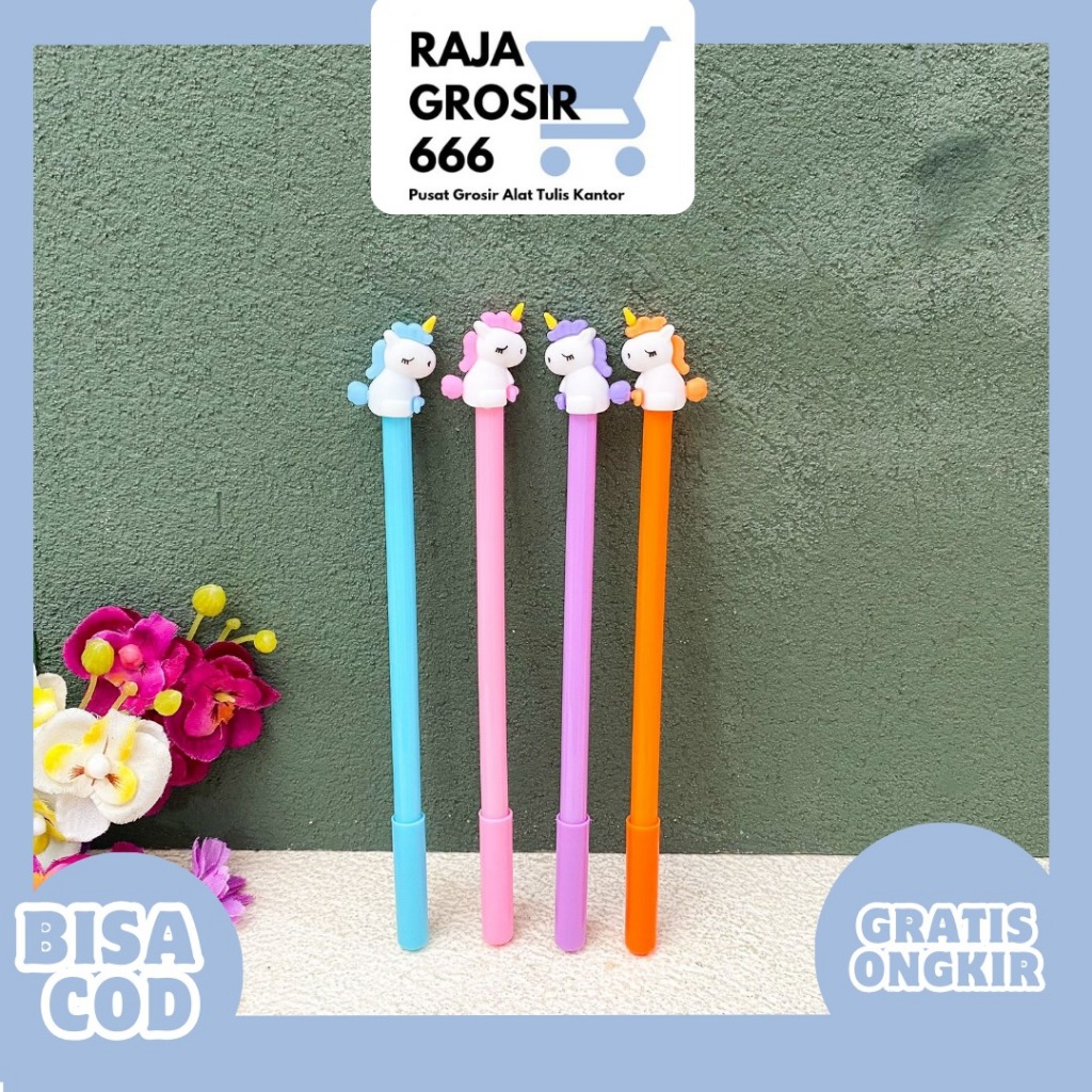

Pulpen Gel Unicorn duduk Mini PGK-1771 / Pulpen Unicorn duduk Sitting Little pony mainan anak / pena pen alat tulis kantor Ready jakarta / Ballpoint bolpen unicorn lucu