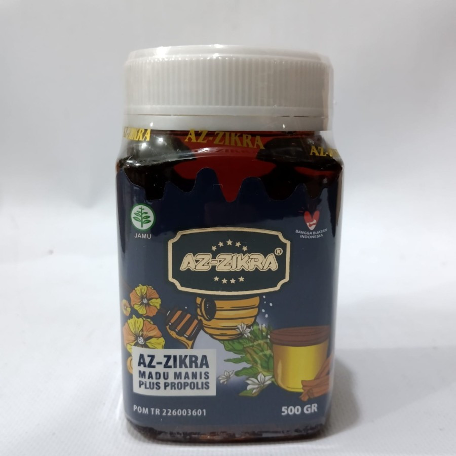 

MADU AZ-ZIKRA 500GR KEMASAN BARU MANIS PLUS PROPOLIS