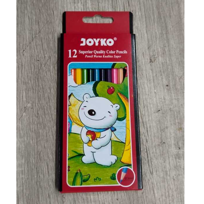 

Pensil Warna Panjang 12 Warna Joyko CP-100 (code 84 10 23)