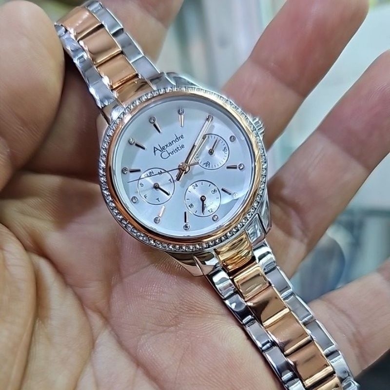jam tangan wanita ALEXANDRE CHRISTIE 2A63 BFBTRSL