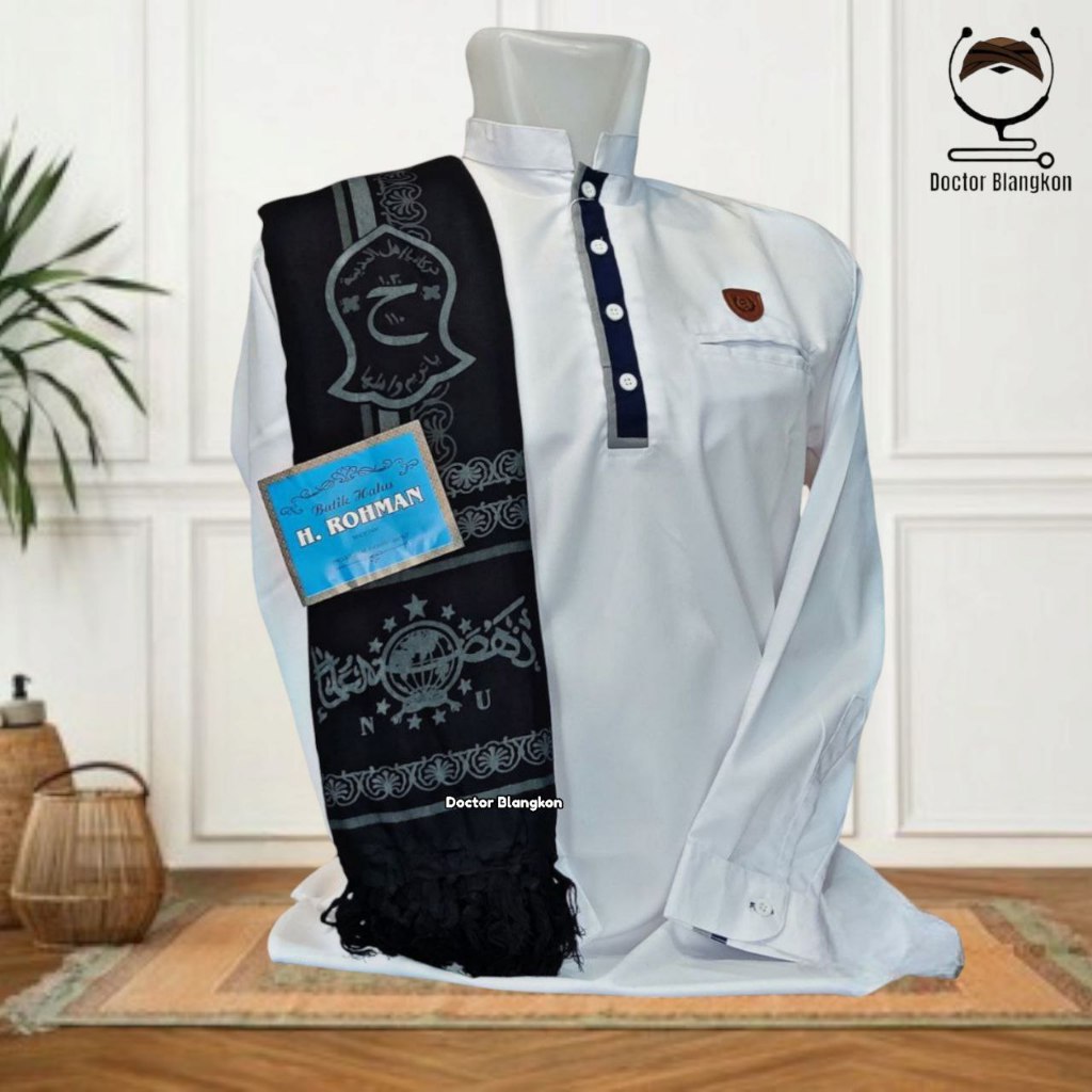 Fast Delivery Sorban Kashmiri Original Tebal Khusus Hitam Batik Sorban Rida Premium Panjang