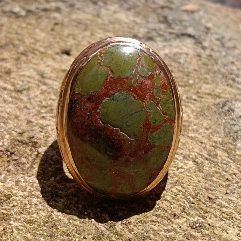 Batu Pirus Hubei Ceplok Kuro Lawasan Natural