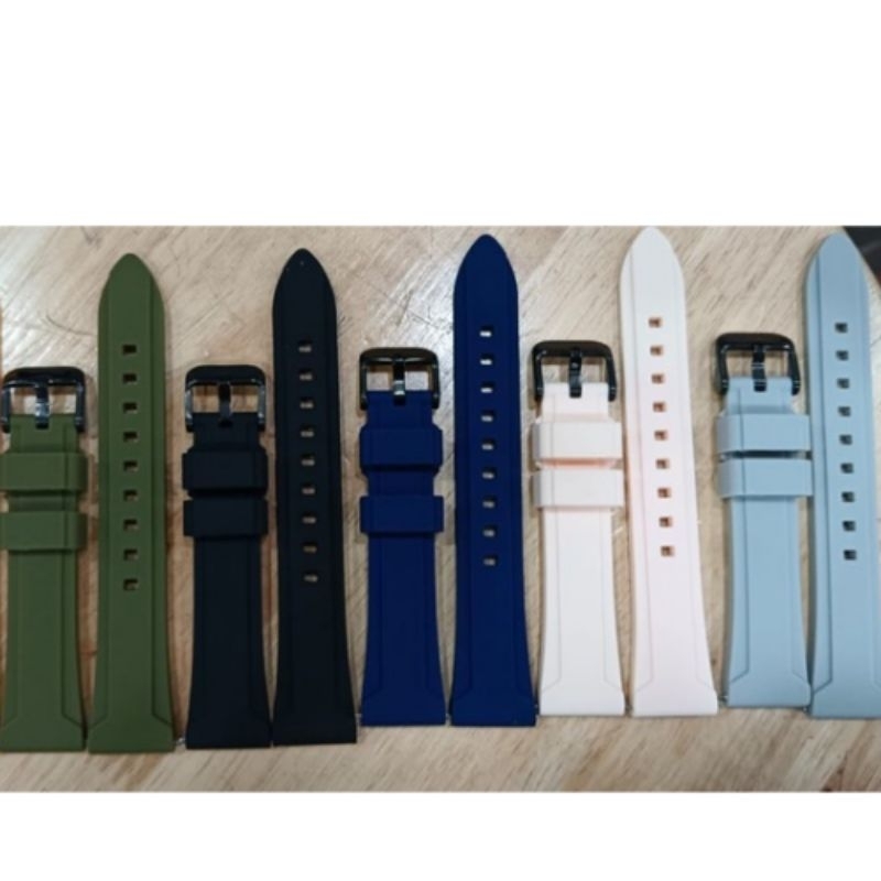 Tali karet Jam Tangan Strap Karet Jam Tangan ukuran 20