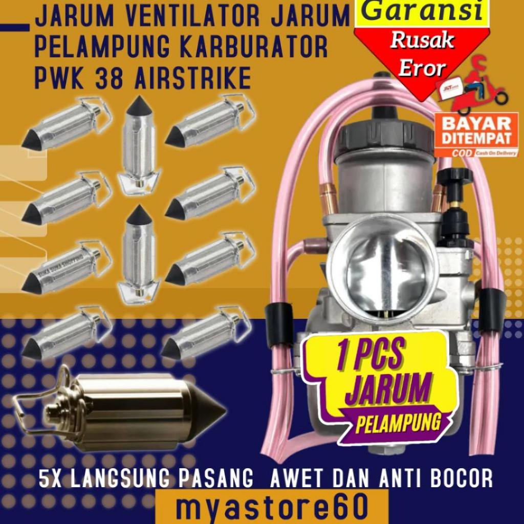 Jarum Ventilator Pelampung Jarum Apung Pelampung Ventilator Karbu Karburator Keihin  PWK 38 AirStrik