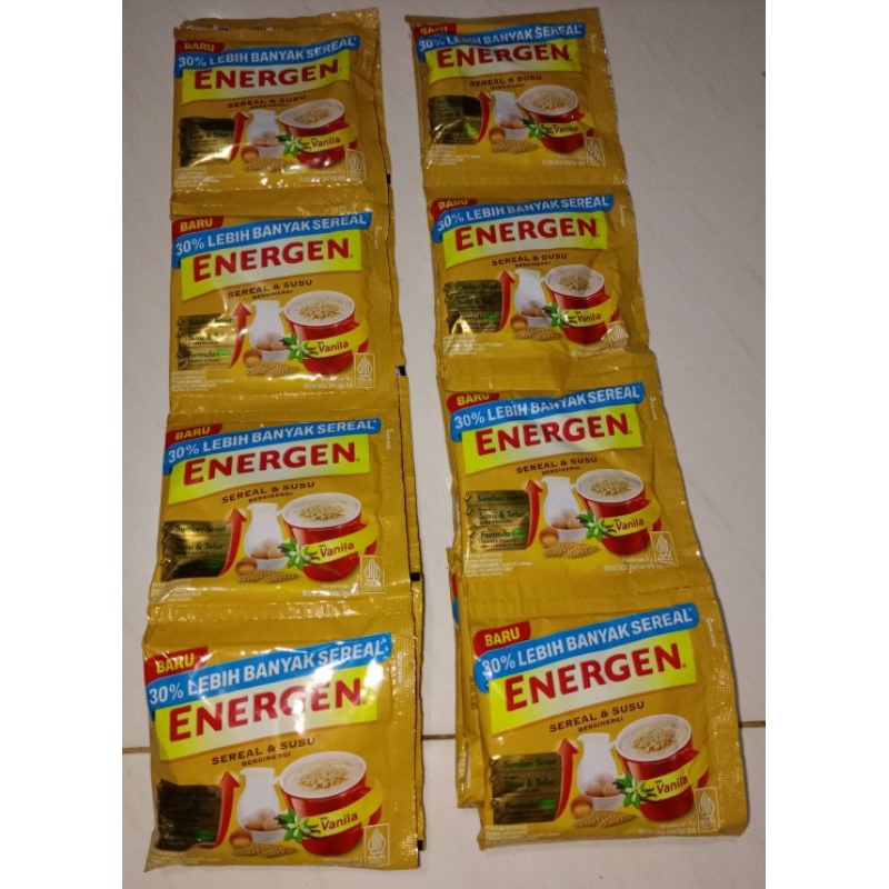 

ENERGEN Minuman Sereal Vanila per renteng