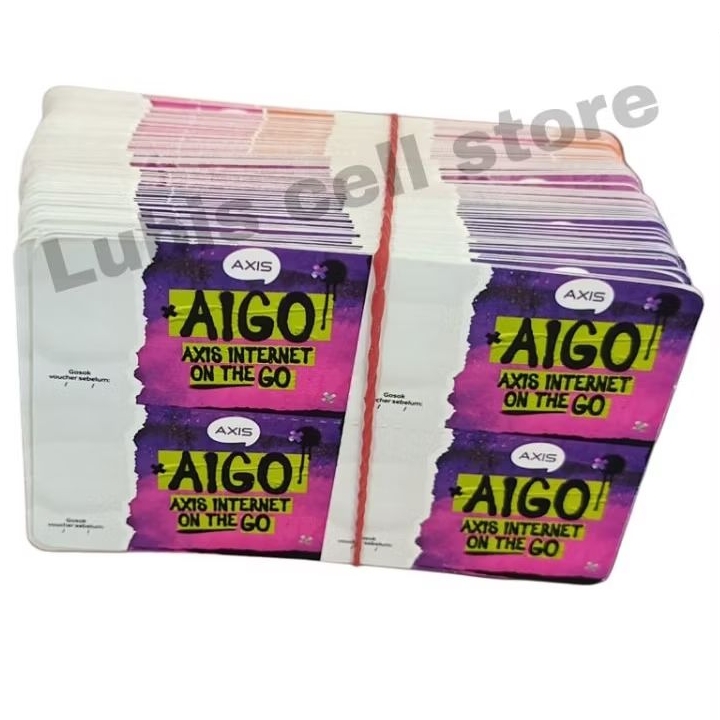 Voucher axis kosong isi 300 sn / 75 lembar vocer kosong axis