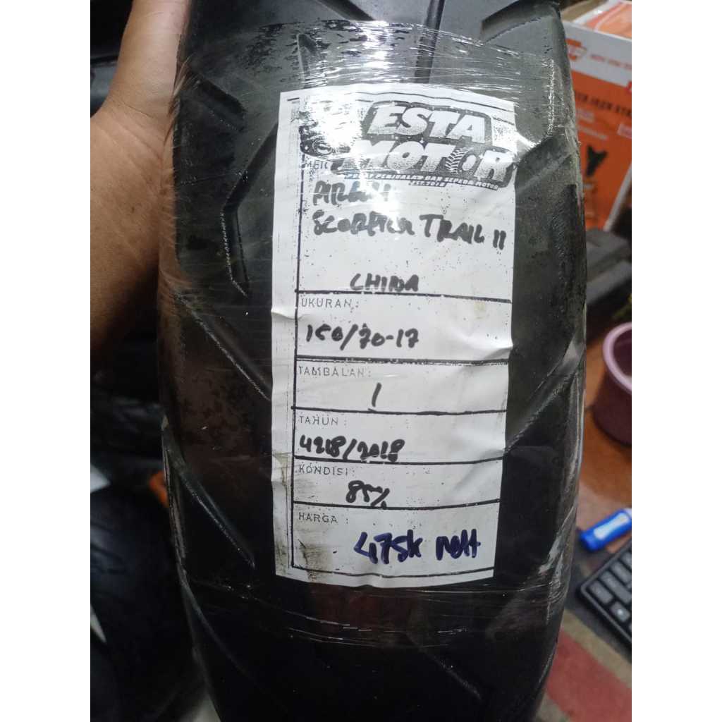 BAN COPOTAN PIRELLI SCORPION TRAIL 2 RING 17 UKURAN 150 70 17 KODE4218