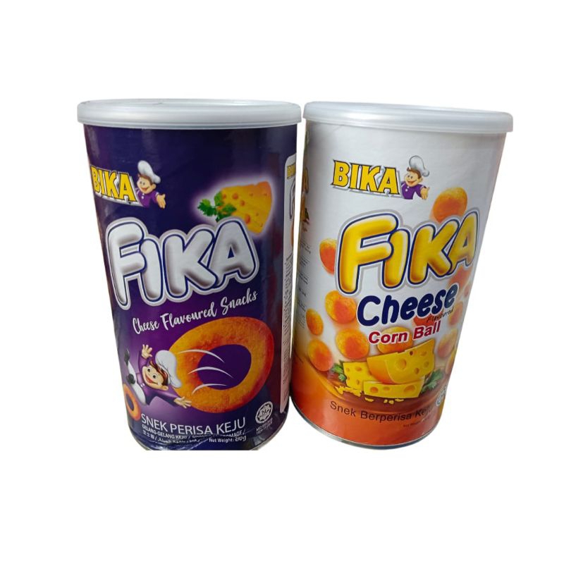 

Bika fika perisa keju kemasan kalengVarian Cheese corn ball Cheese Flavoured snack ring 80gr