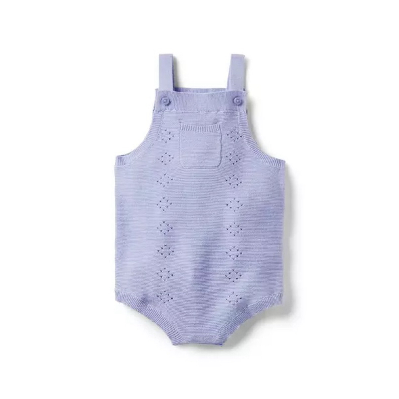 Janie and Jack Baby Pointelle Sweater Romper