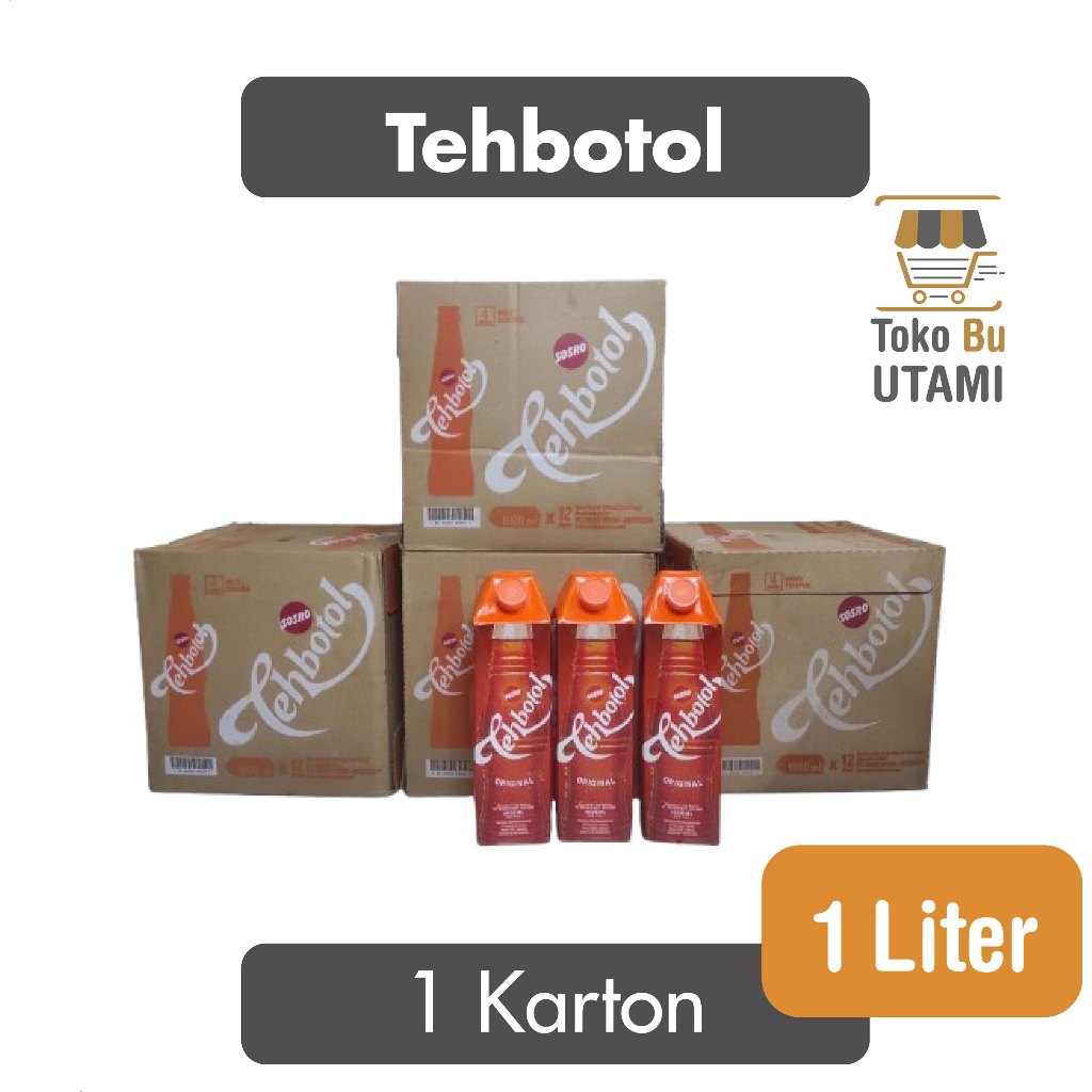 

Teh botol sosro 1 liter 1 karton (isi 12 pcs)