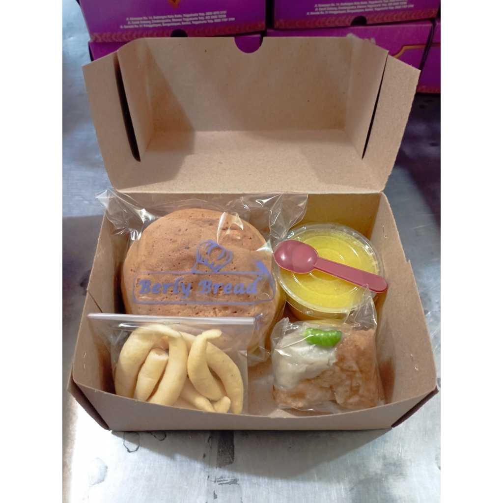 

Snack Box C / Snack box Roti jajanan pasar puding kletikan / minimal order 20box