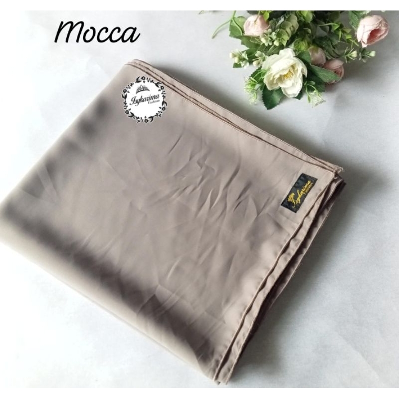jilbab segi empat warna mocca