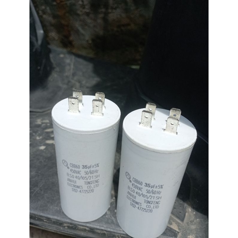 CAPASITOR POMPA AIR  35uf ORIGINAL CBB60 450VAC 50/60HZ