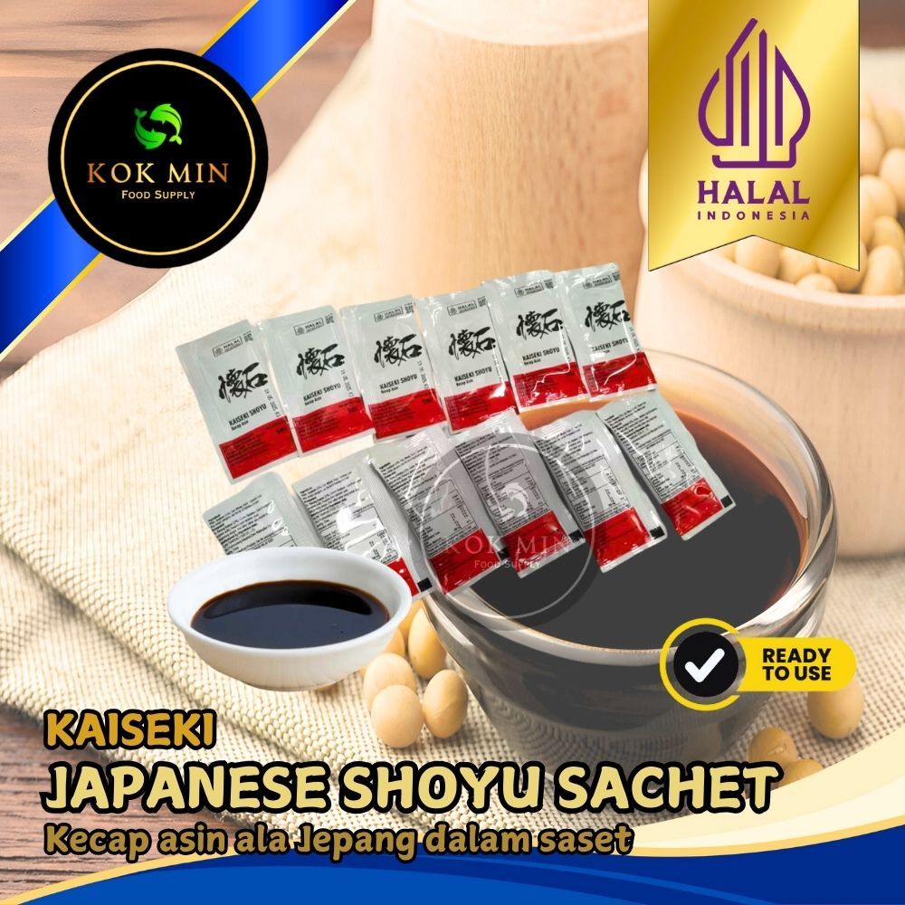 

Kaiseki Shoyu Sachet / Kecap Asin Jepang Sachet / Japanese Soy Sauce - 10 pcs