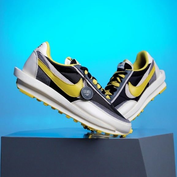 Sacai X Undercover X LDWaffle Bright Citron 100% Original