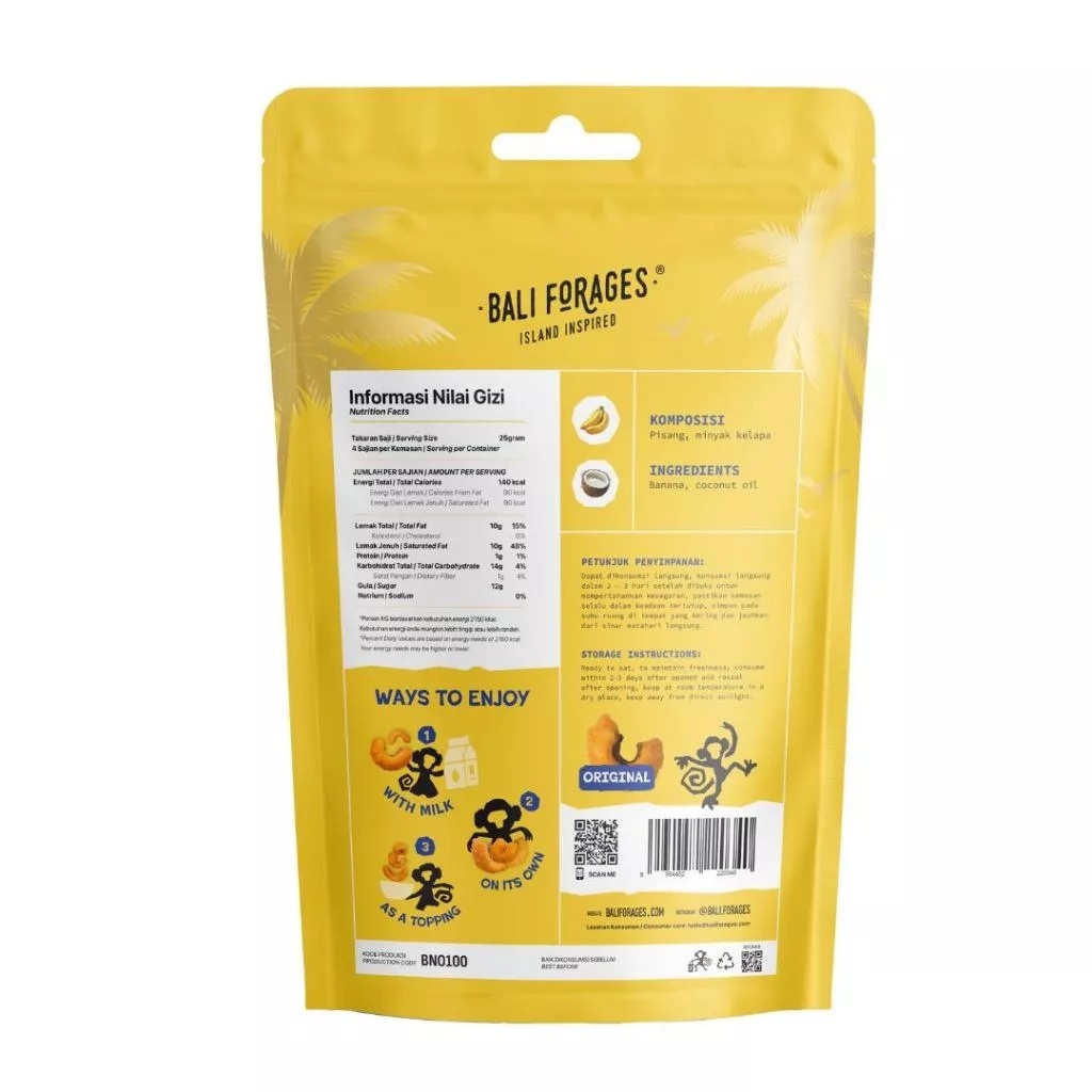 

RB Keripik Pisang Original Banana Crunch by Bali Forages