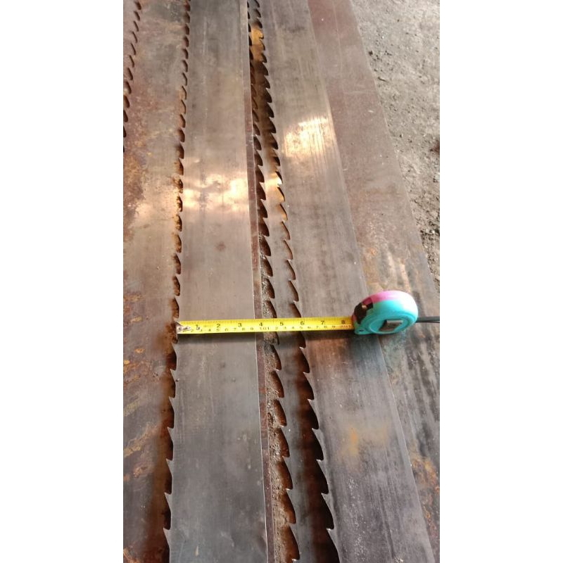 gergaji selendang bekas bahan sambungan cangkul.pisau dll