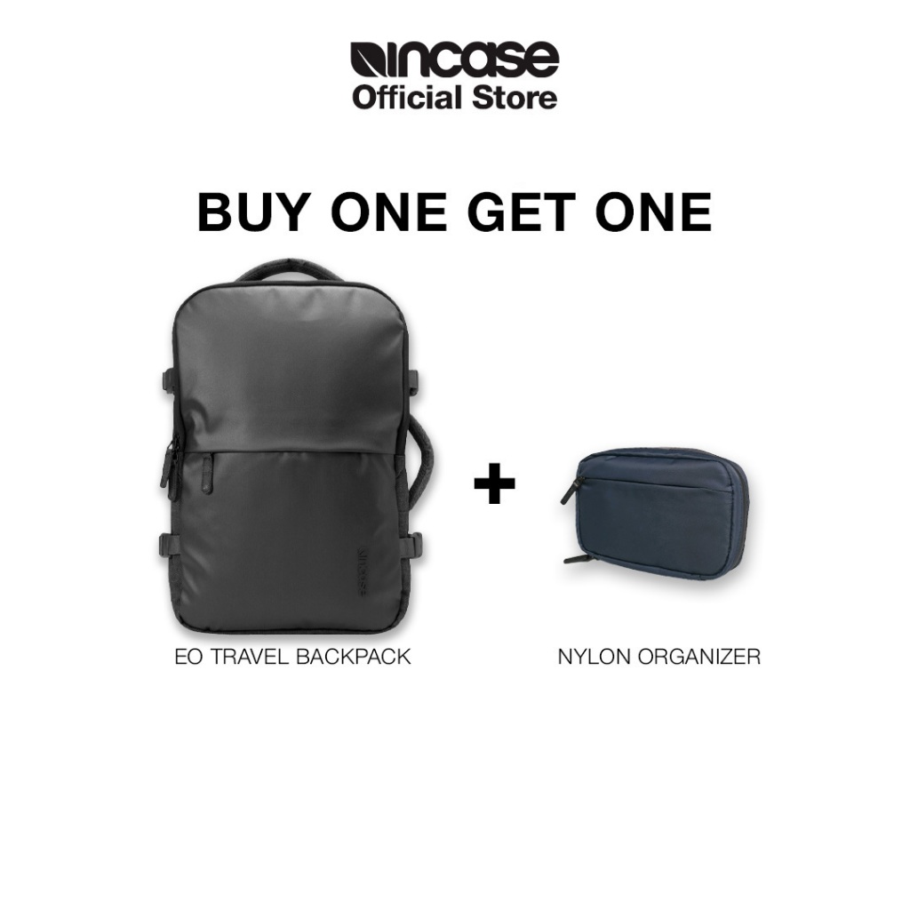 Incase VIA Backpack Travel  Series | Buy 1 Get 1 Pouch Organizer