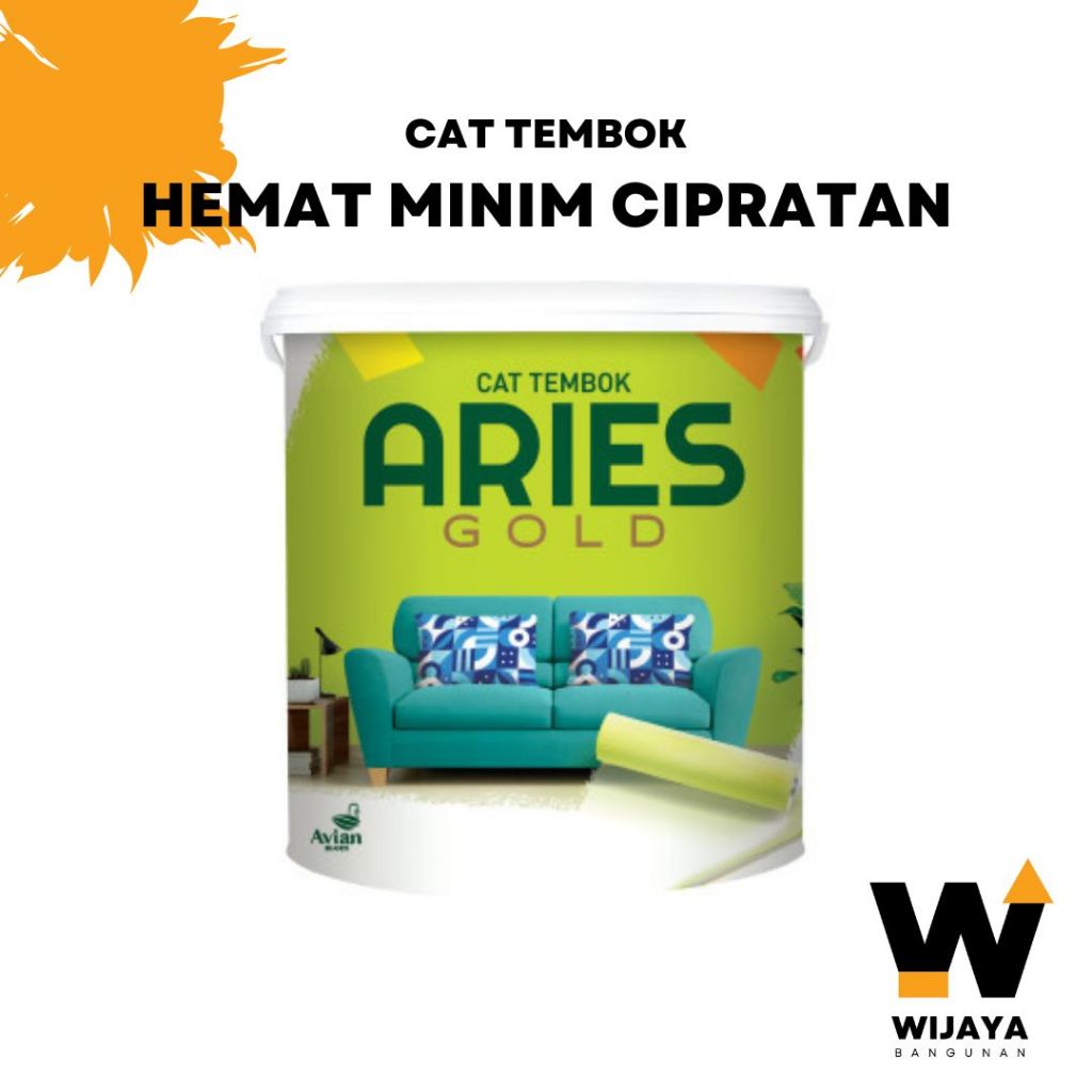 Cat Tembok ARIES GOLD 4.5 KG