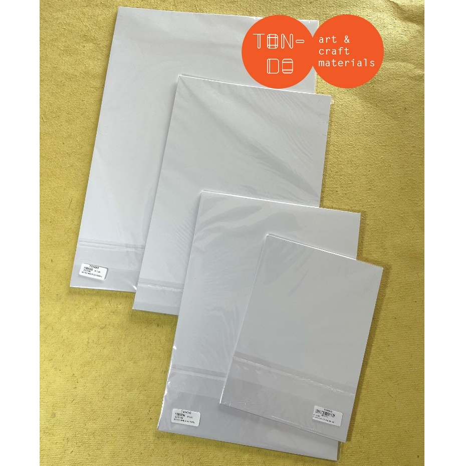 

KERTAS BLUISH WHITE 250gsm - isi 10pcs/Lembar Ukuran : A5, A4, F4, & A3