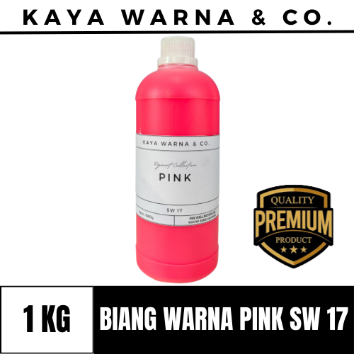 

Biang Warna PINK Pigmen Tinta Sablon Waterbase Ink KAYA WARNA & CO. (1kg)