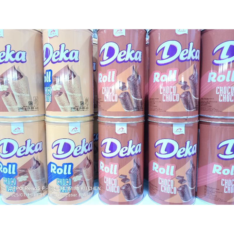 

DEKA WAFER ROLL KALENG 280GR CHOCO NUT