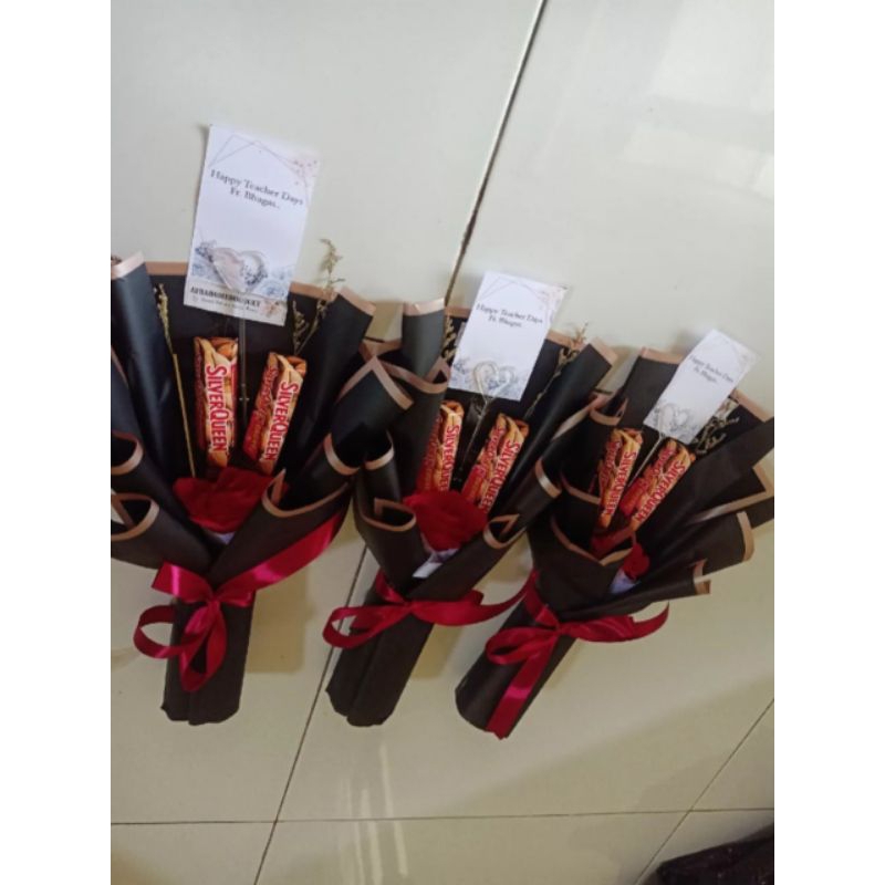 

Bahan buket valentine siap tancap coklat