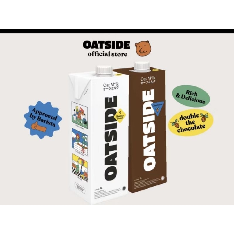 

Oatside Milk Barista Blend 1liter