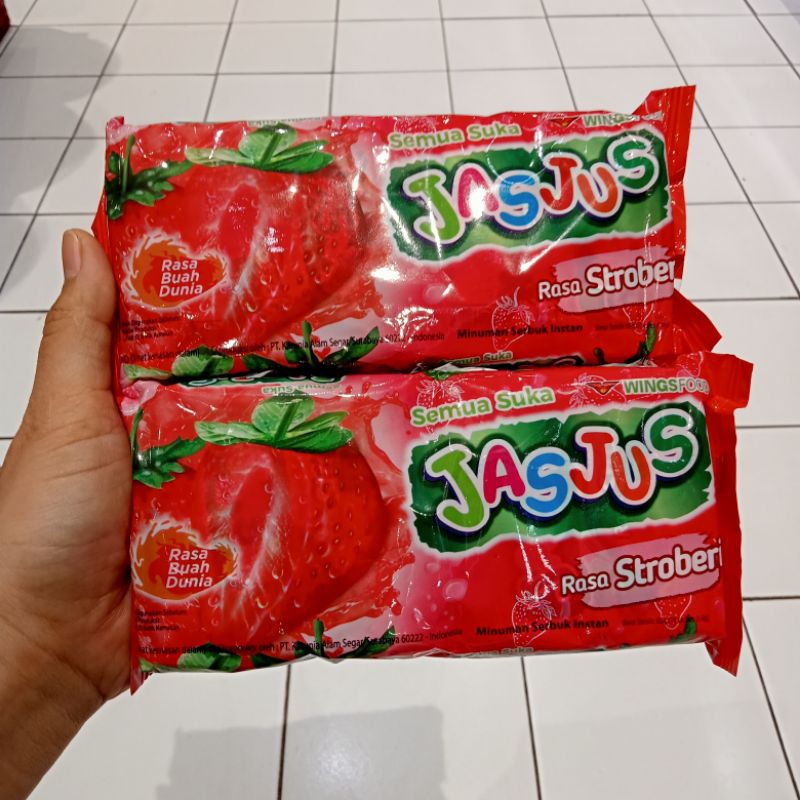 

2 pcs Jasjus strawberry 60g (isi10x2 = 20pcs)