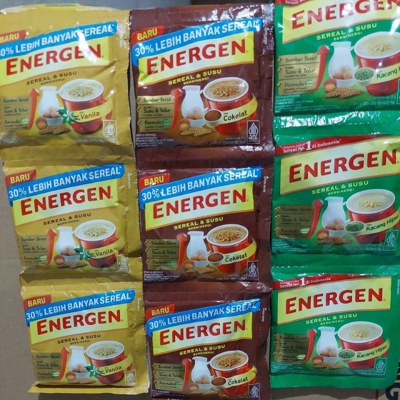 

Energen Sereal All Varian Renceng ( isi 10 pcs )