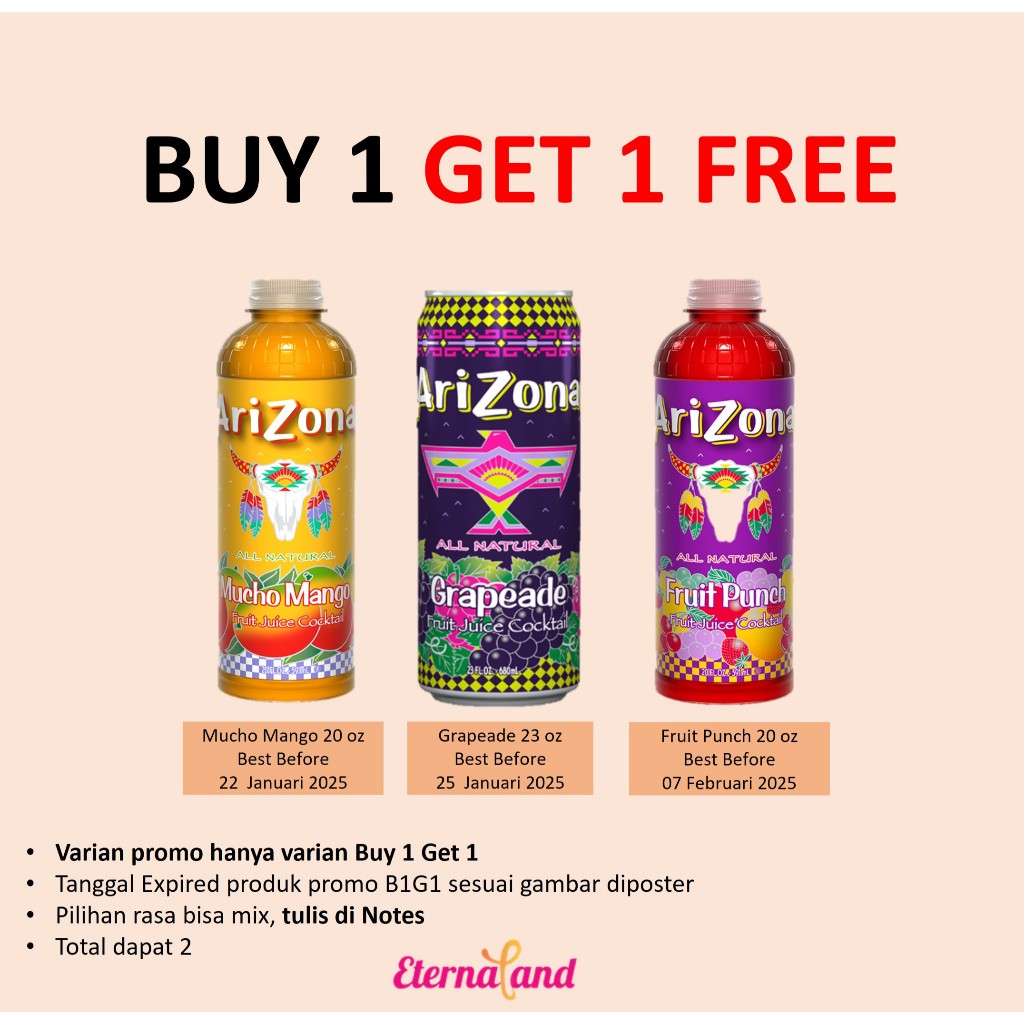 

[PROMO] Arizona drinks - minuman arizona impor USA