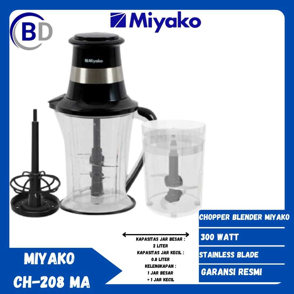 Miyako Blender Chopper CH 208 MA / Chopper Miyako CH-208