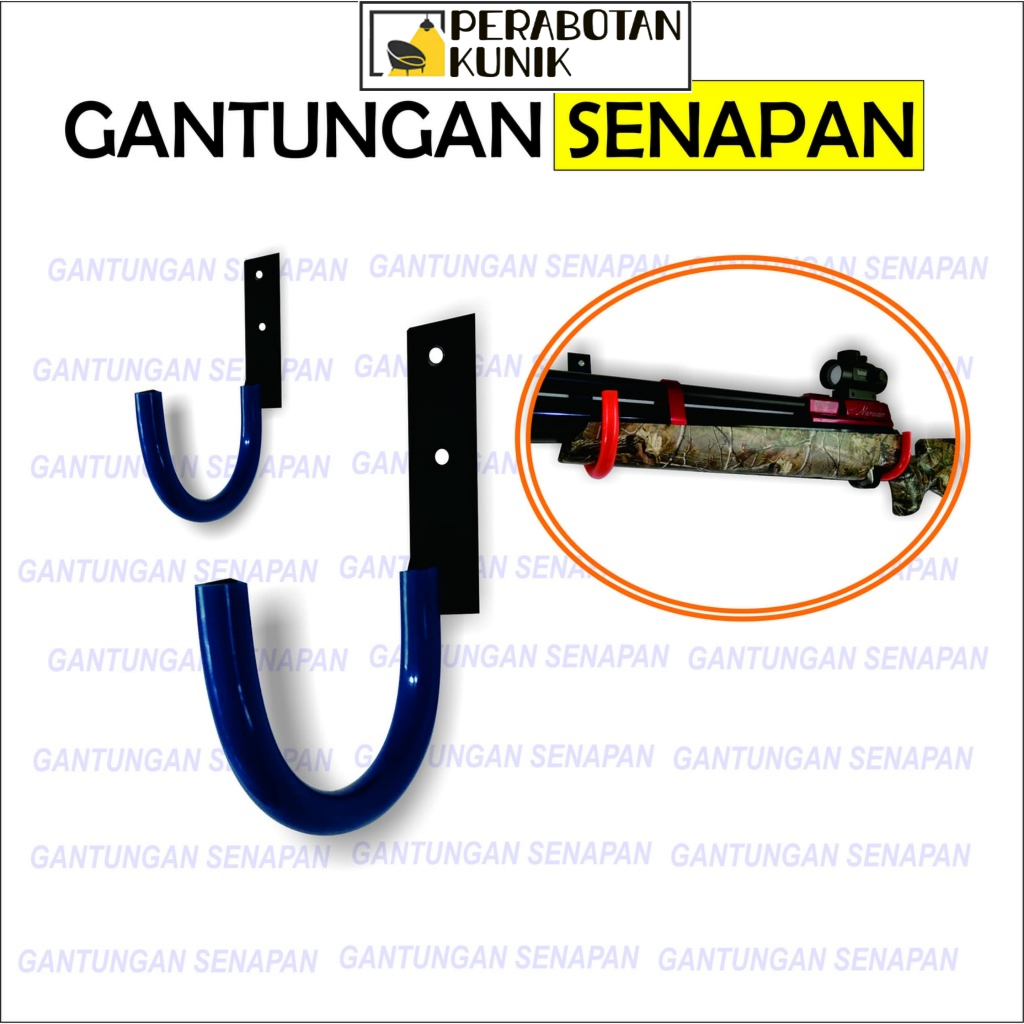 (1 SET ) RAK STAND DISPLAY SENAPAN DINDING - PerabotankuUnik