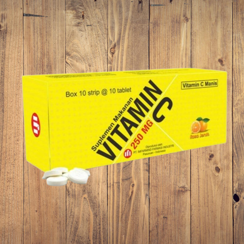 VITAMIN C 250MG IFI PER BOX ISI 10 STRIP