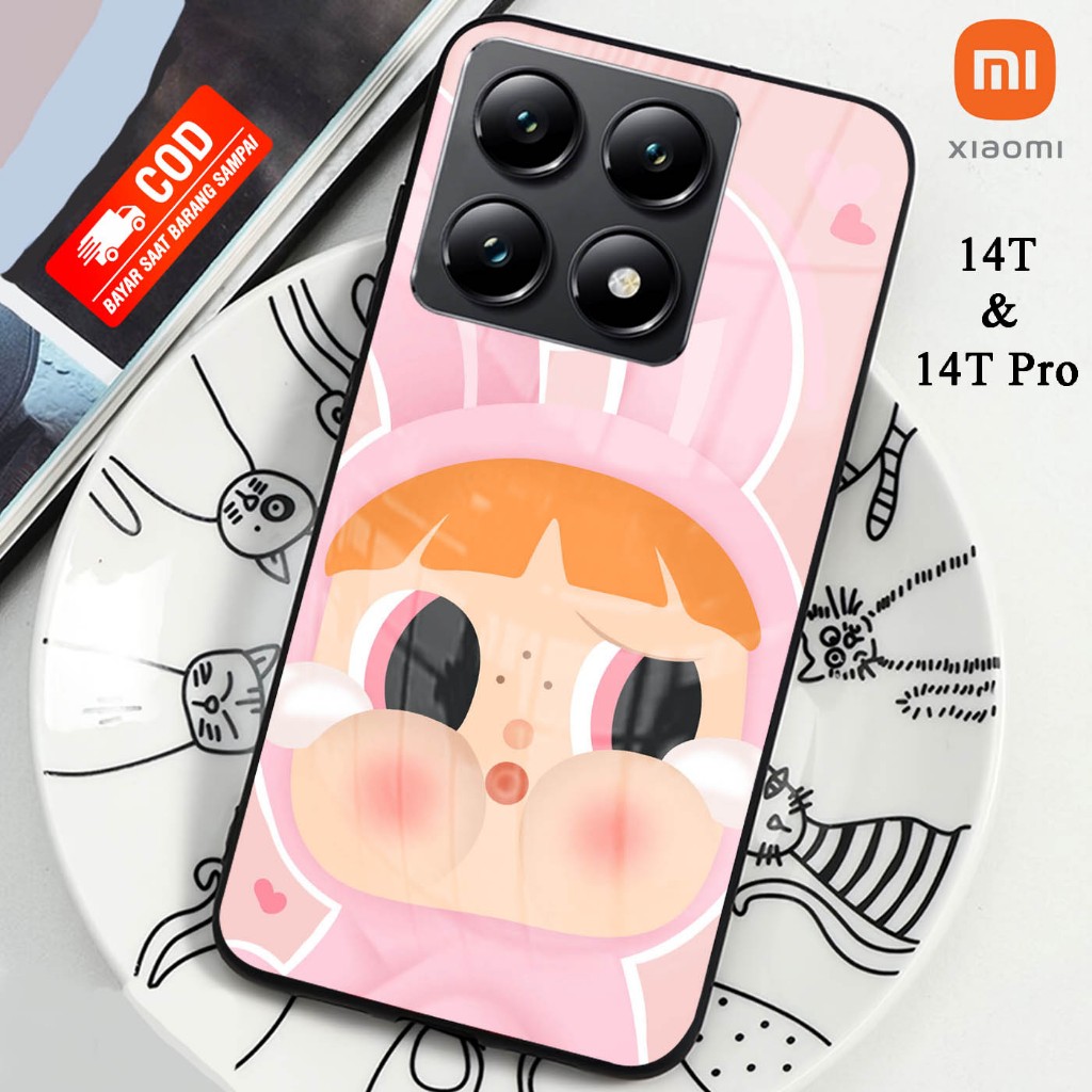 Softcase Kaca XIAOMI 14T & XIAOMI 14T PRO  - Case Handphone XIAOMI 14T & XIAOMI 14T PRO [T125]