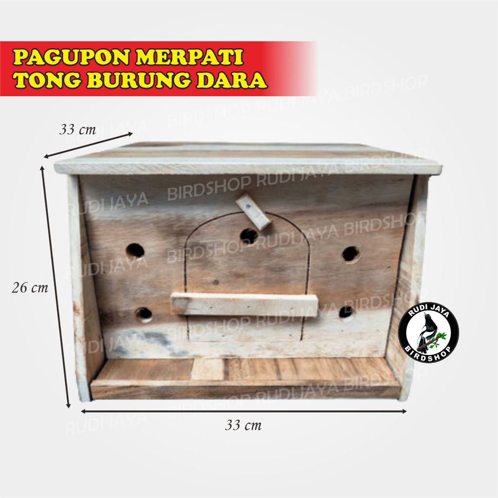 GUPON PAGUPON MERPATI TONG BURUNG DARA PINTU DEPAN RUMAH SANGKAR BURUNG DARA MODEL SLOROK BAHAN KAYU