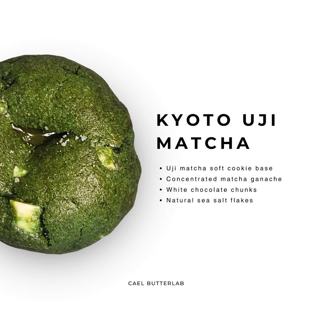 

Kyoto Uji Matcha Soft Cookies by Cael Butterlab | 100 g