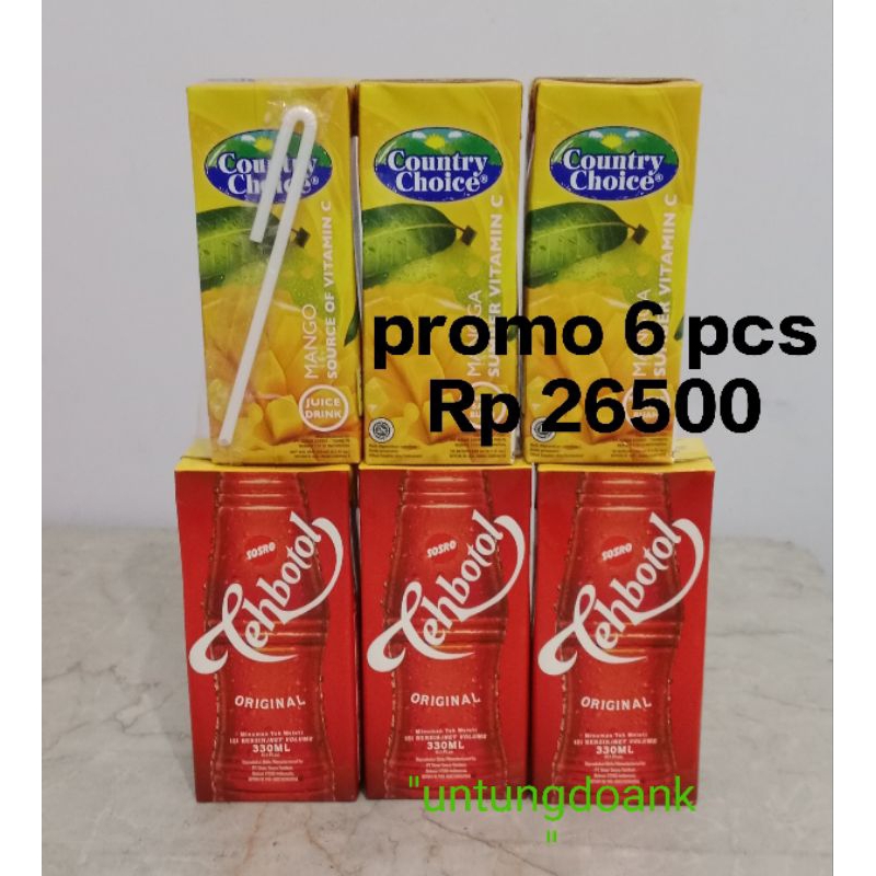 

minuman segar produk SOSRO