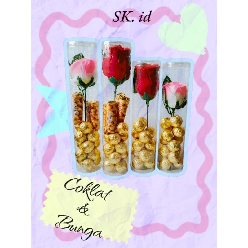 

Bunga dan coklat