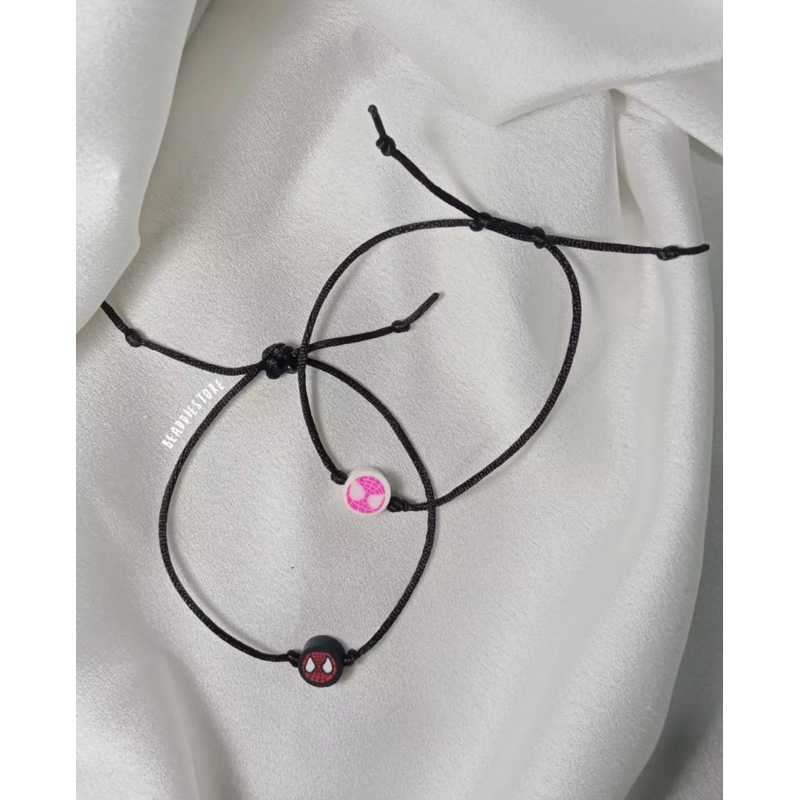 Couple Bracelet Spiderman | Gwen | Miles | Couple Gelang | Couple Bracelet