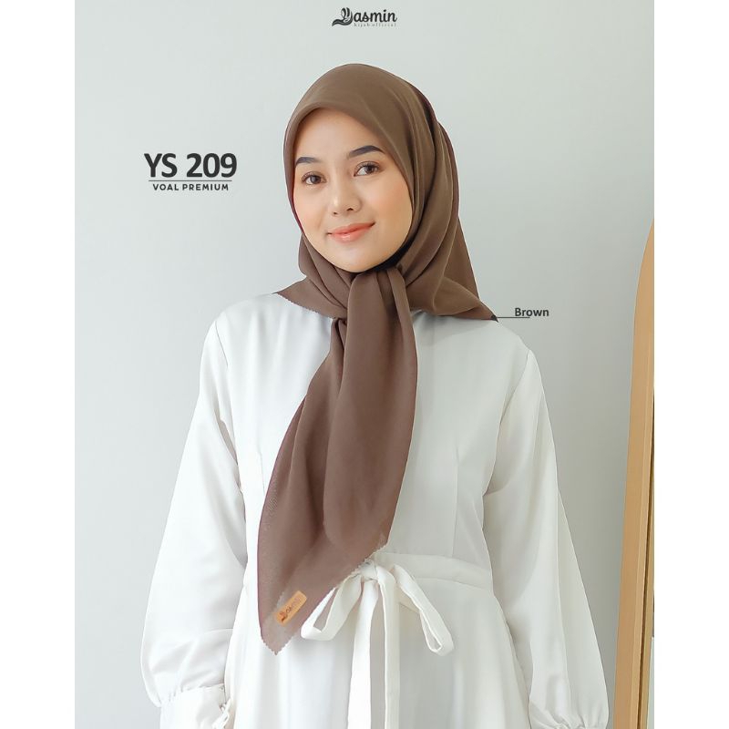 Yasmin YS 209 Voal Premium Hijab Brown