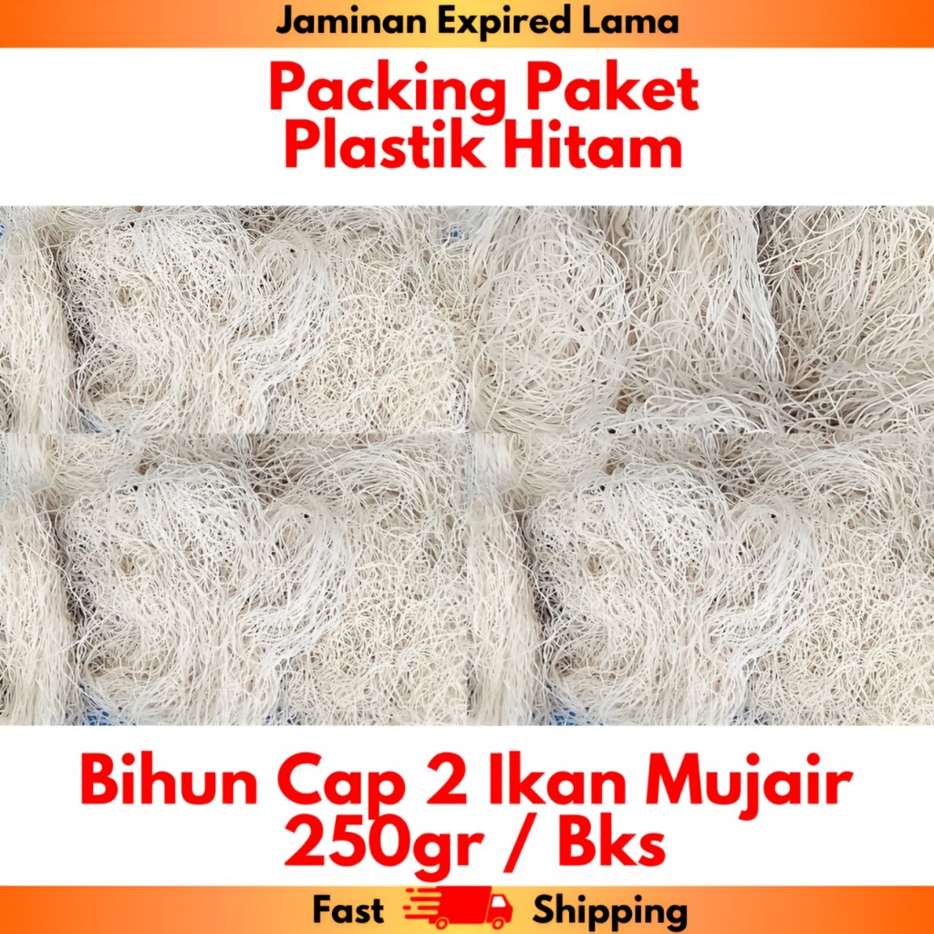 

Bihun Serak 250gr / Bks Packing Paket Pakai Plastik Hitam