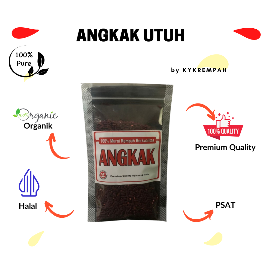 

Angkak Murni Red Yeast Rice [Utuh & Bubuk]