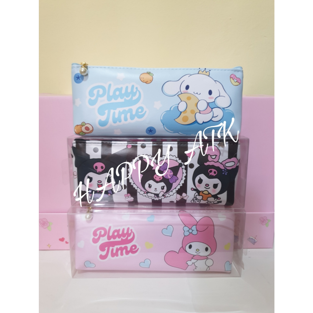 

TEMPAT PENSIL / KOTAK PENSIL / PEN BAG / POUCH PENSIL RESLETING KARAKTER SANRIO